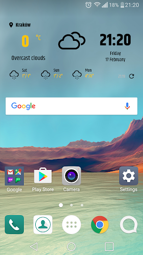 Simple Weather &a Clock Widget MOD screenshot 6