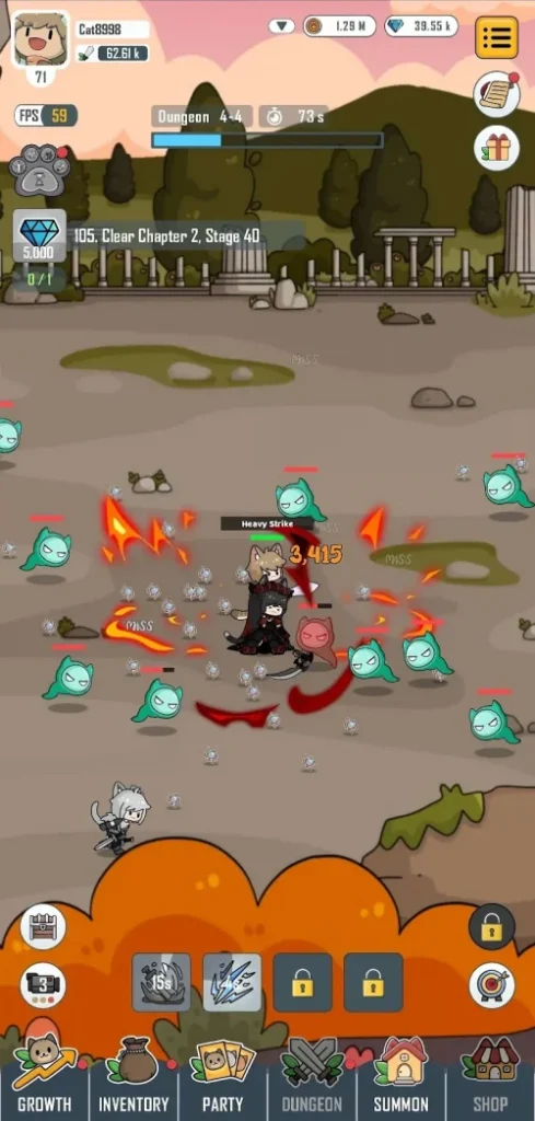 Cat Legends: Idle RPG screenshot 6