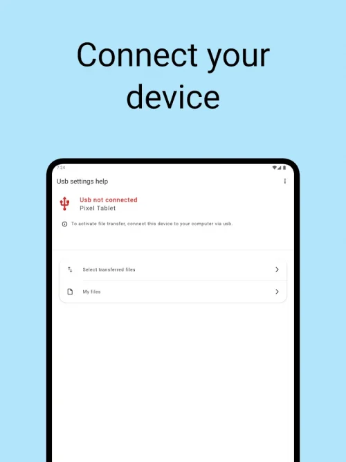 USB settings help screenshot 6