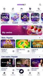 Wowbet screenshot 7