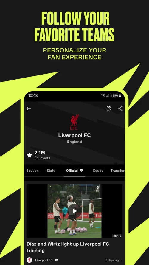 OneFootball: Football Scores screenshot 7