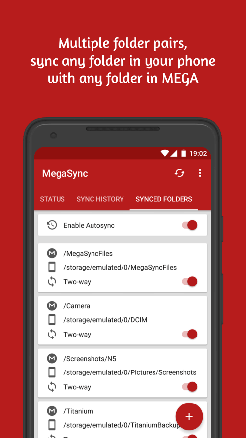 Autosync for MEGA – MegaSync screenshot 7