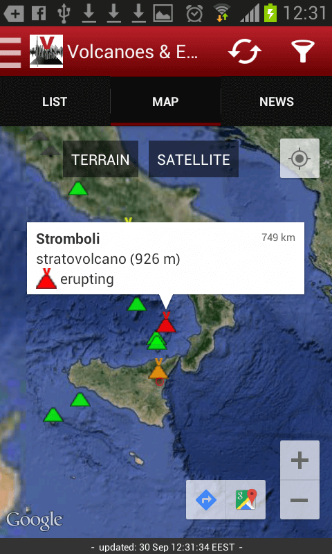 Volcanoes & Earthquakes screenshot 7