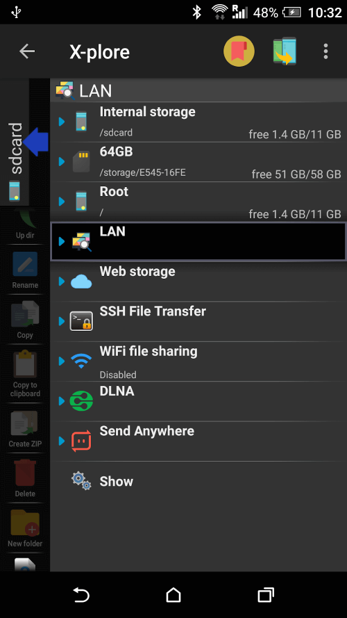 X-plore File Manager screenshot 7