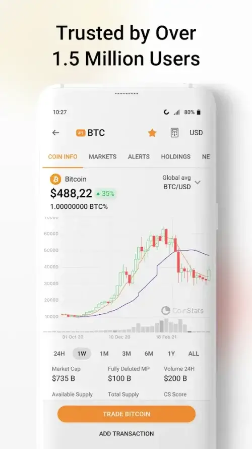 Crypto Tracker – Coin Stats screenshot 7