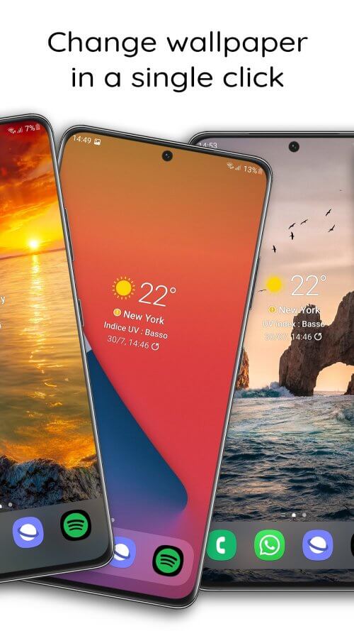 iWALL: iOS Blur Dock Bar screenshot 7