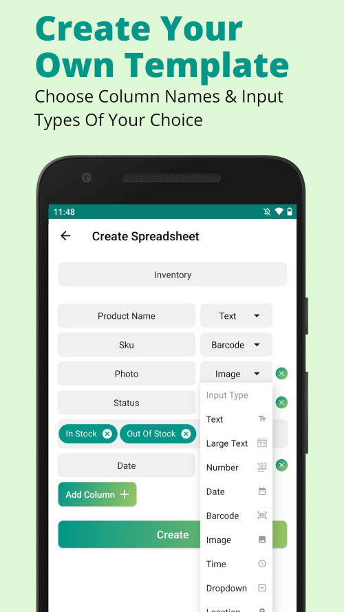 Excel Spreadsheet: Sheets App screenshot 7