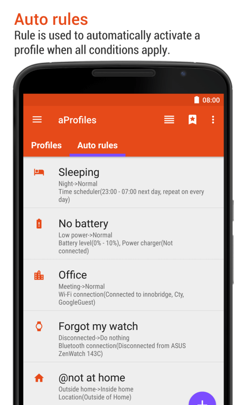 aProfiles – Auto tasks screenshot 7