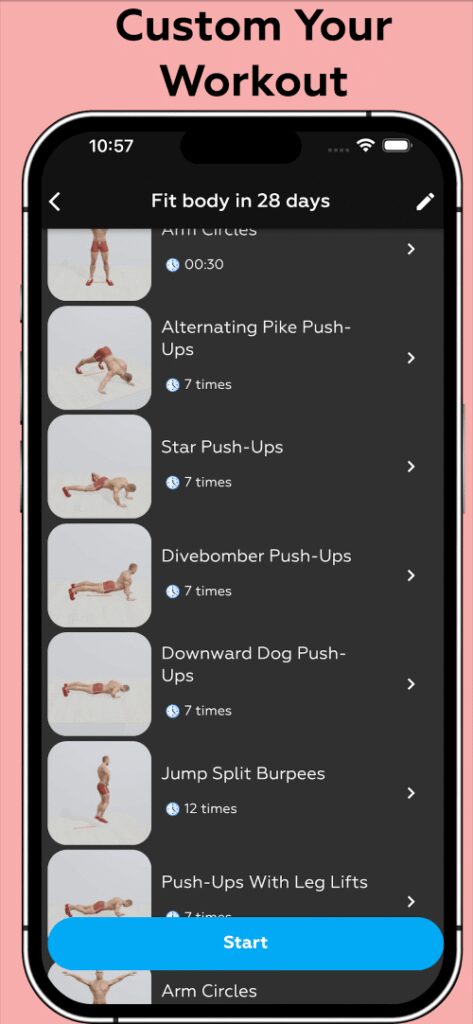 Home Workouts screenshot 7