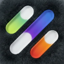 OneUI Fluffy Dark Glass Icons