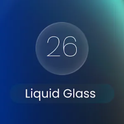 Liquid Glass 26 Iconos Redondos (Liquid Round)