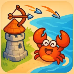Tower vs Crabs: Defensa en la Playa