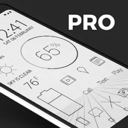 Lines Dark Pro – Pacote de Ícones