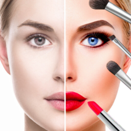 Editor de Maquillaje de Belleza y Cámara