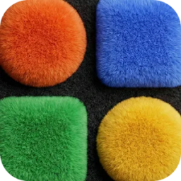 Fluffy Dark Widget