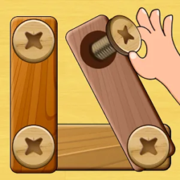 Wood Nuts & Bolts Rompecabezas