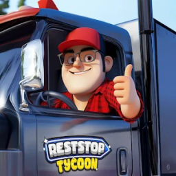 Rest Stop Tycoon: Juegos Inactivos