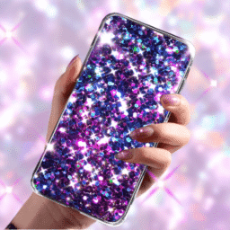 Fondo de Pantalla Brillante Girly Glitter Glitzy