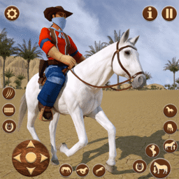 Simulador de Montar Caballos Salvajes: Carreras