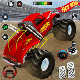 Juego de Carreras de Camiones Monstruo