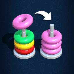 Hoop Sort Puzzle: Anel Colorido
