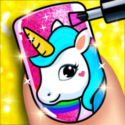 Jogo de Salão de Unhas Meninas Nail Art