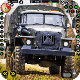 Jogos de Caminhão de Carga do Exército dos EUA 3D