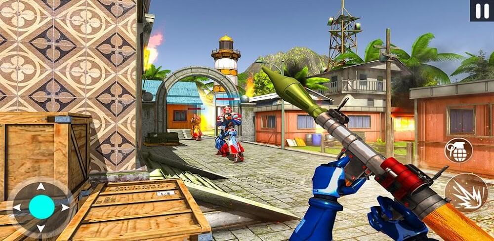 Counter terrorist robot game screenshot 1