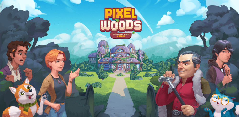 Pixelwoods screenshot 1