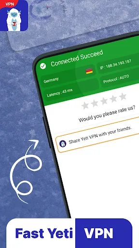 Yeti VPN 62.0.13 APK + MOD [VIP Unlocked] screenshot 1