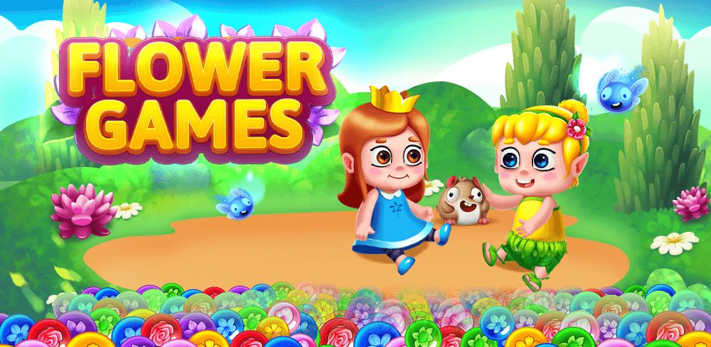 Bubble Shooter – Flower Games screenshot 1