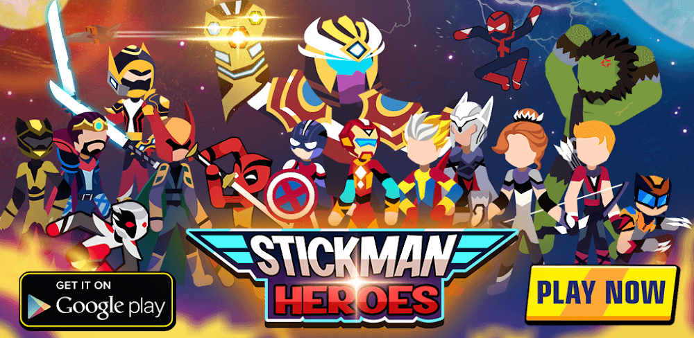 Stickman Heroes: Battle of God screenshot 1