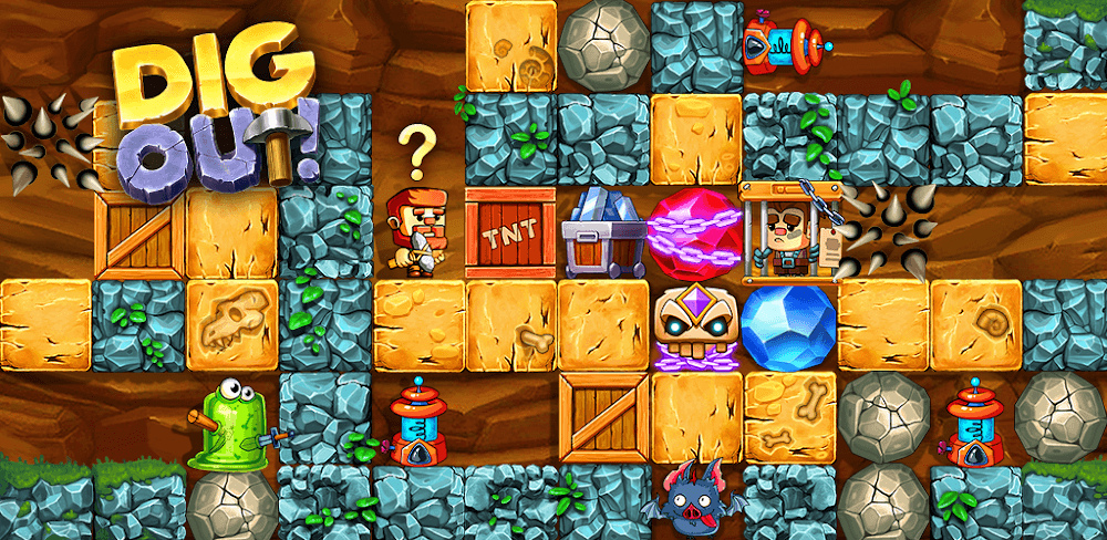Dig Out! Gold Digger Adventure screenshot 1