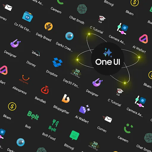 One UI Glyphs Icons screenshot 1