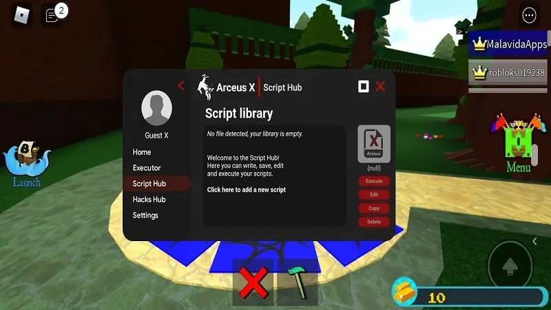 Arceus X 3.1.0 APK + MOD [Unlimited Robux] screenshot 1