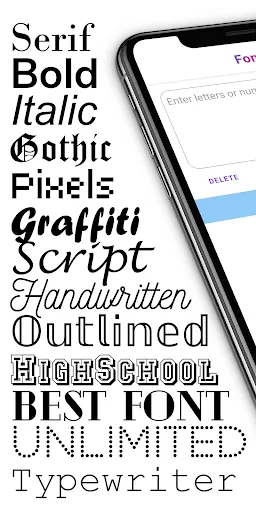Fonts screenshot 1
