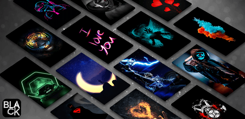 Black Wallpapers in HD, 4K screenshot 1