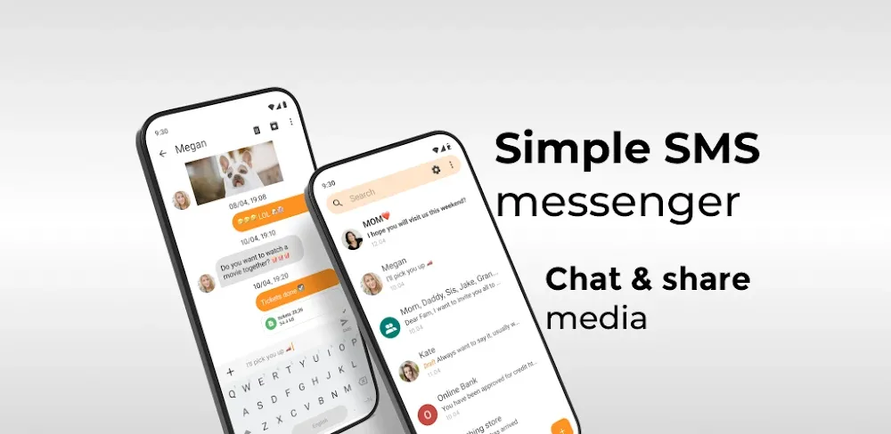 Simple SMS Messenger screenshot 1