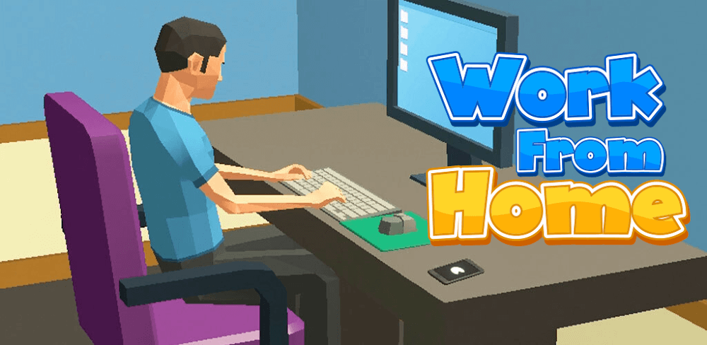 Work From Home 3D screenshot 1