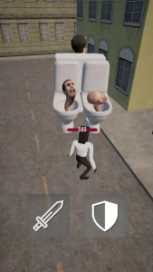 Toilet Fight (MOD, Unlimited Money) screenshot 1
