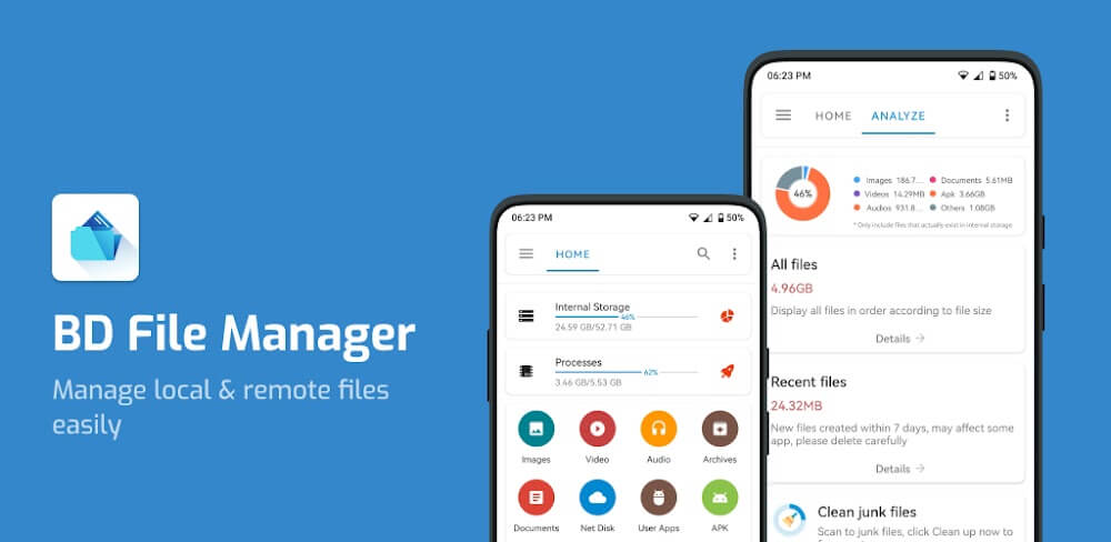 BD File Manager File Explorer screenshot 1