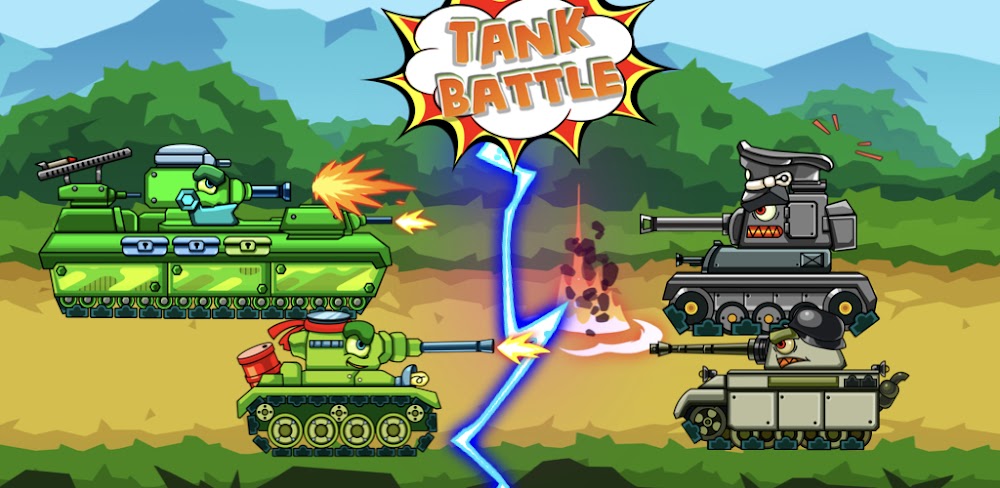 Tank Battle: Tanks War 2D screenshot 1