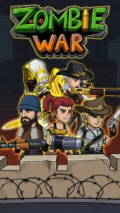Zombie War (MOD, Unlimited Money) screenshot 1