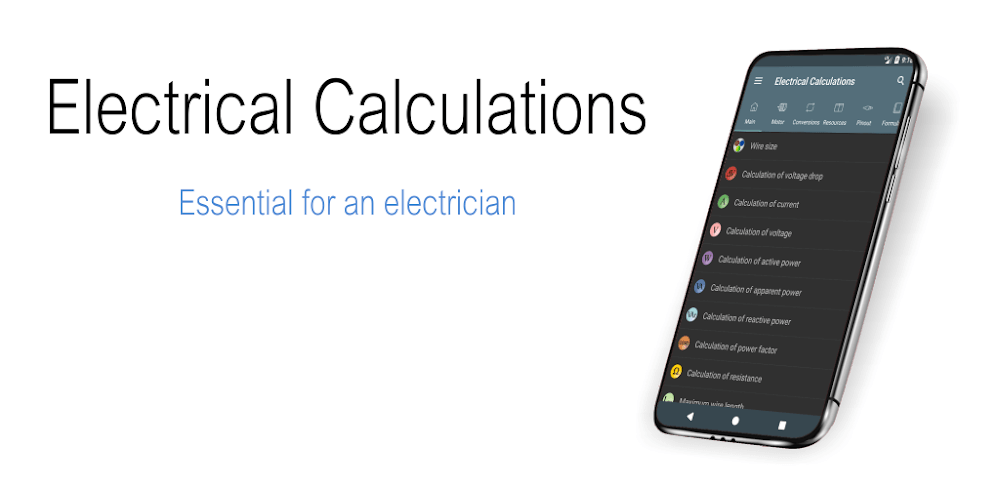 Electrical Calculations screenshot 1