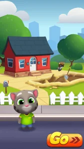 Talking Tom Gold Run (MOD, Unlimited Money) screenshot 1