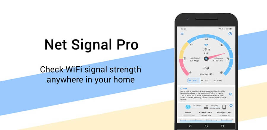 Net Signal Pro:WiFi & 5G Meter screenshot 1