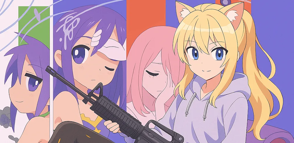 Squad Waifus: Anime Shooter screenshot 1