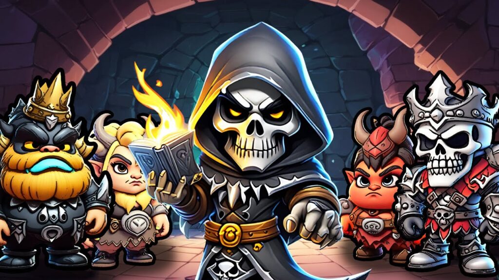 Idle Hell Miner: Necro Merge screenshot 1