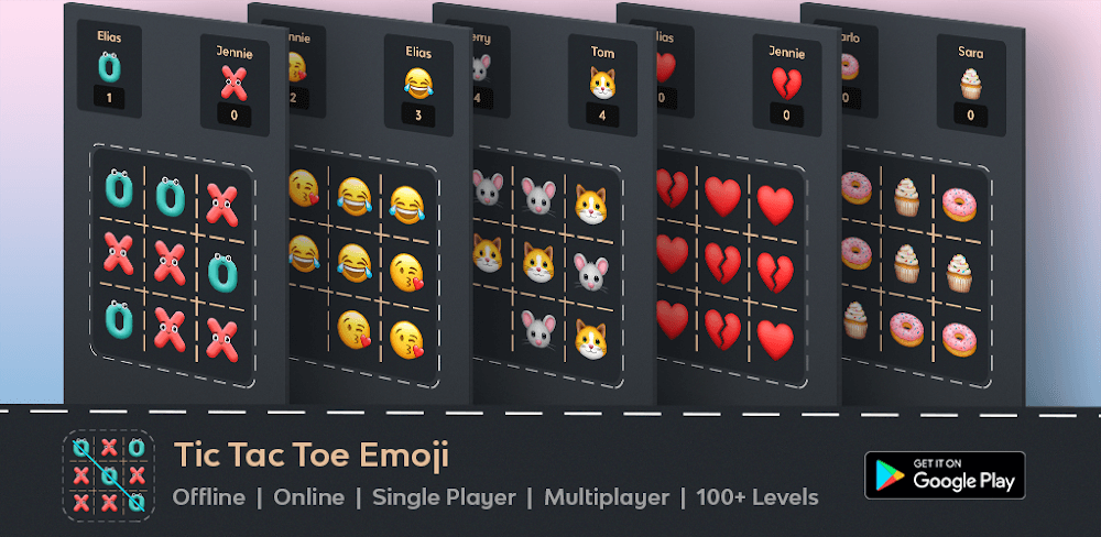Tic Tac Toe Emoji screenshot 1