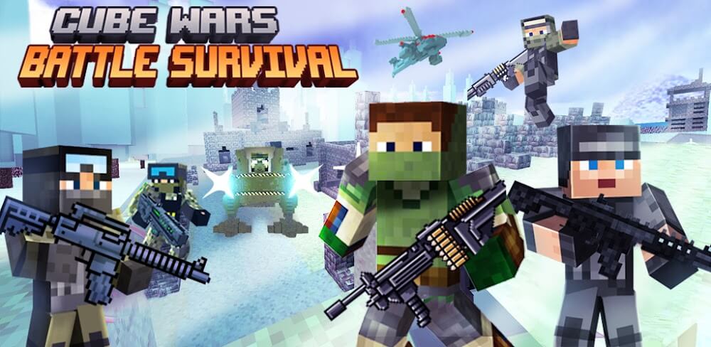 Cube Wars Battle Survival screenshot 1